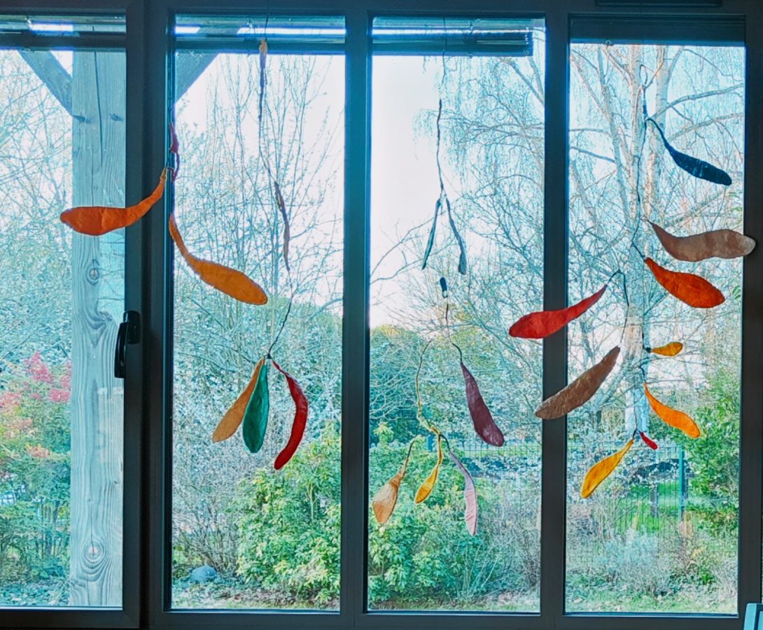 Installation "Les murmurations" in-situ de jour - Réalisations sur Commande