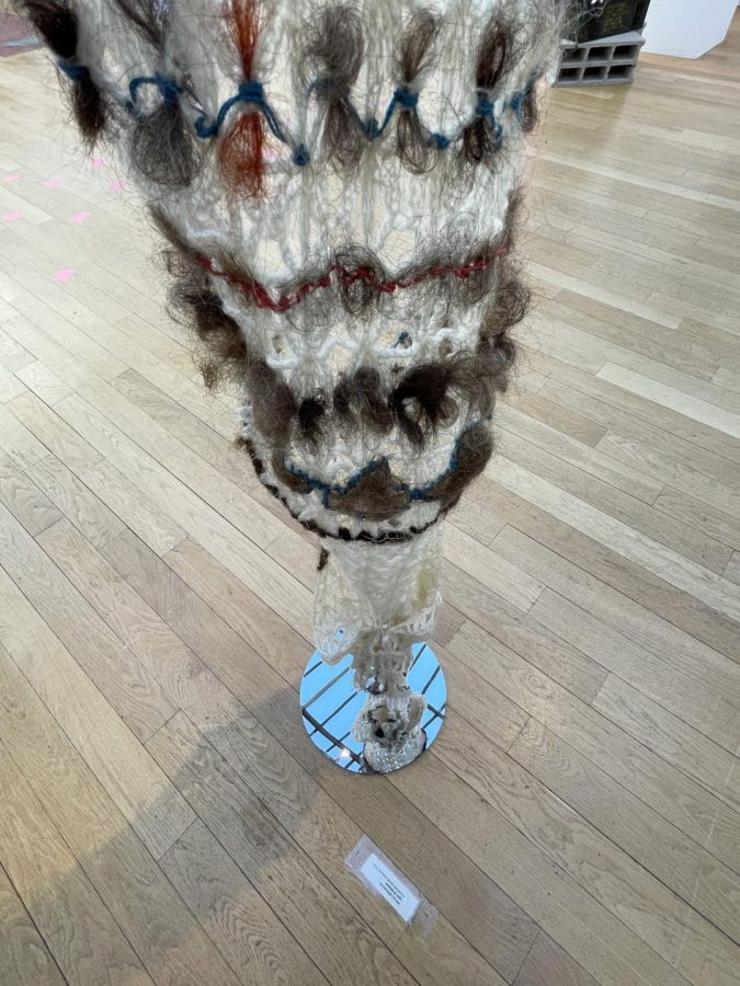 Détail et réflet - Installation Textile & Capillaire « Lignes de Femmes »